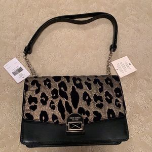 Kate Spade metallic leopard purse
